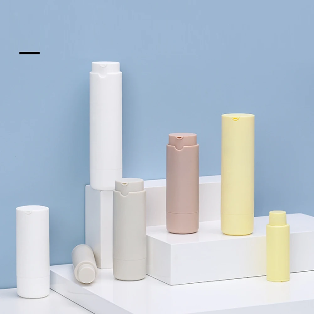 1 PC 25 ml/45 ml โรตารี่สูญญากาศ Emulsion ขวดเปลี่ยนด้านใน Airless ขวดโลชั่นเครื่องสําอางค์ Pumb Empty ขวด