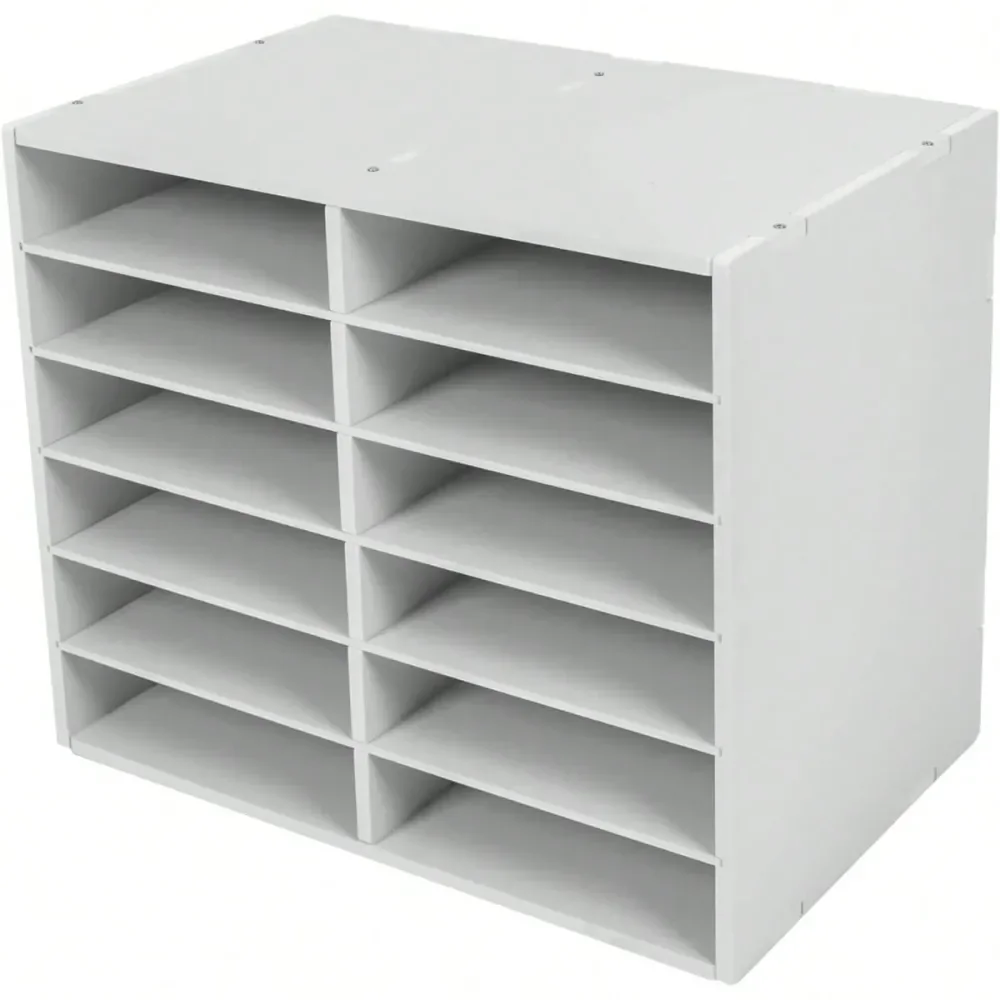 

Office StorageLOYALHEARTDYBTG Desktop Literature Organizer Office File Sorter Mail Center Magazine Holder Paper Cabinet With Adj