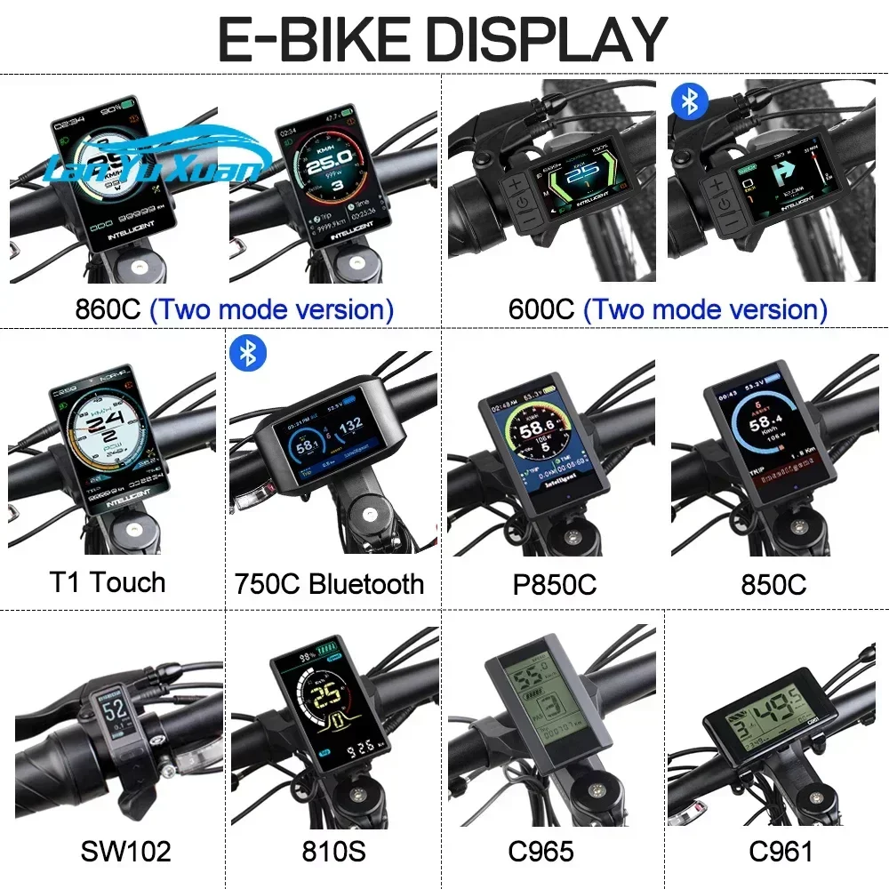 E-bike HDMI Display 860C P850C 850C DPC18 C965 TOUCH Indicator for Bafang Mid Hub Drive Motor Electric Bicycle Conversion Kits