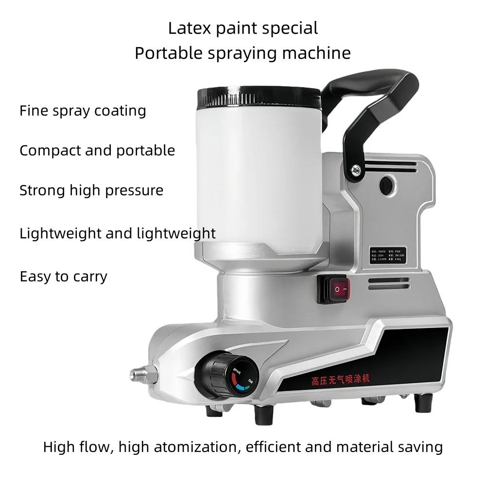 DIY Airless Paint Sprayer Machine Portable Electric Spray Gun Home Painting Tools High Power Paint Sprayer220V
