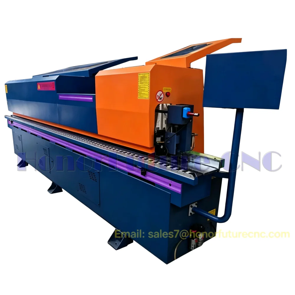 Automatic PLC Controlled Edge Banding Machine with Motor and Pre-Milling for Plywood Production