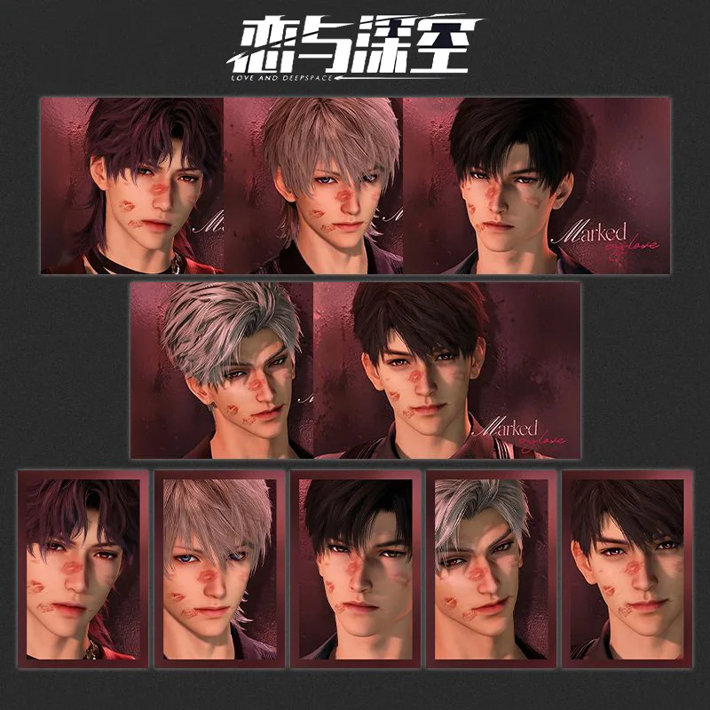 

Любовь и глубокое пространство Рафаэль ‌ Caleb Aster Zayne Sylus Косплей Карты Фигурки Карты Открытка Фигурка Фотокарта 5 шт./компл. Коллекция