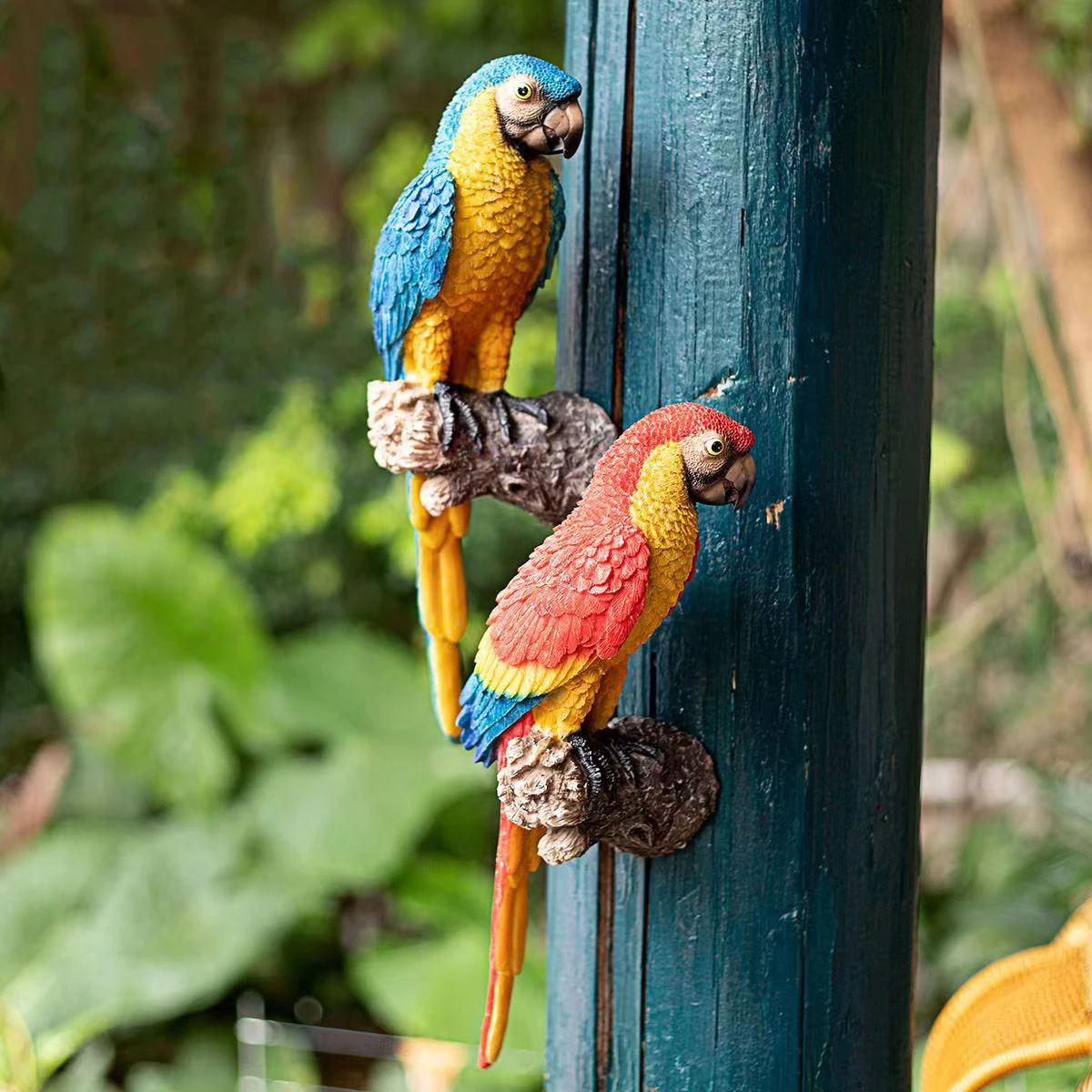 Outdoor Courtyard Decoration, Garden Balcony Decoration, Resin Simulation, Chameleon Tree Hanging, Animal Garden Decoration