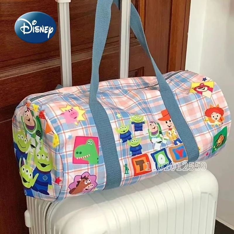 Disney Toy Story New Travel Handbag Cartoon Cute Women\'s Handheld Travel Bag Large Capacity Fashion Storage Bag High Quality