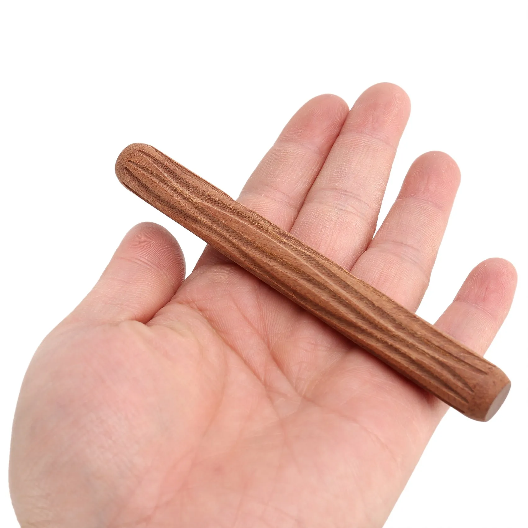 AT02-2Pcs Clay Modeling Pattern Rollers, Cobblestone Wood Grain Pattern Clay Rolling Pin Textured Hand Roller Pottery Tools