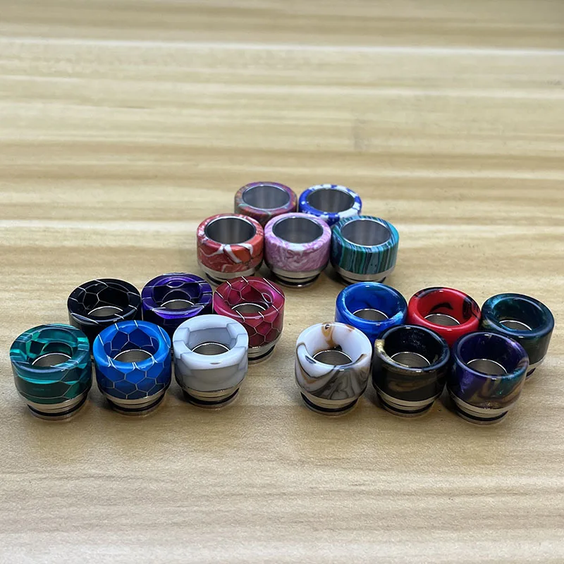 810 الفولاذ المقاوم للصدأ الراتنج بالتنقيط تلميح للأرنب الميت/كيلين/زيوس RTA خزان البخاخة vape الملحقات