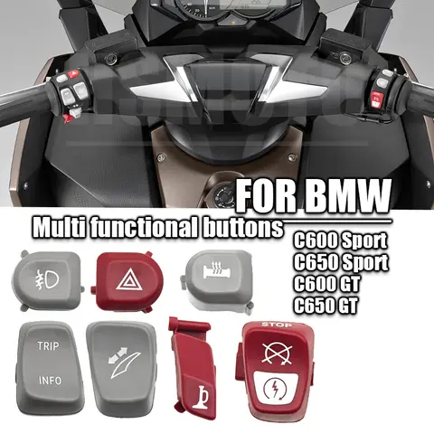 오토바이 스위치 플라스틱 단추 커버, BMW C600GT C600Sport C650GT C650Sport 2012-2019 2018 2017 C 650 GT 스포츠 액세서리