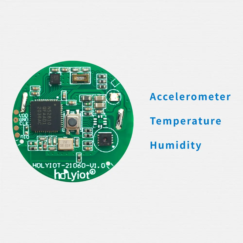 Modulo di automazione intelligente NRF52810 BLE 5.0 modulo Bluetooth sensore di umidità della temperatura dell'accelerometro a basso consumo energetico