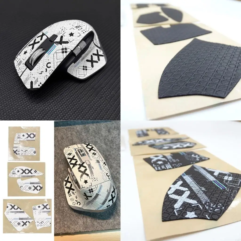 C90F силиконовый защитный чехол для мыши для MX 3 3S, коньки для мыши, боковые наклейки, полный набор защитных средств