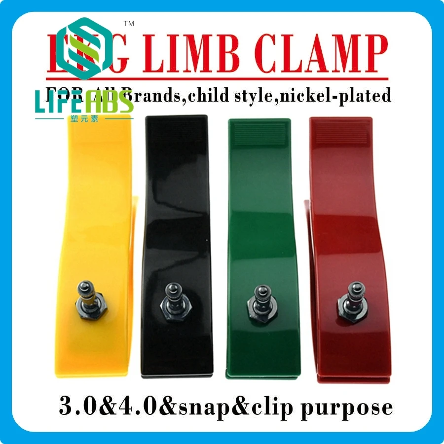

4pcs/set Agcl-plated EKG Limb Clamp Electrodes,Multi-function ,3.0&4.0&snap&clip purpose