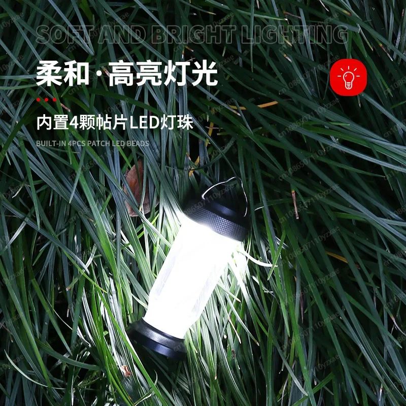 Customized Mini CampingType-C Rechargeable Outdoor Waterproof Camping  Portable LED Ambient Light