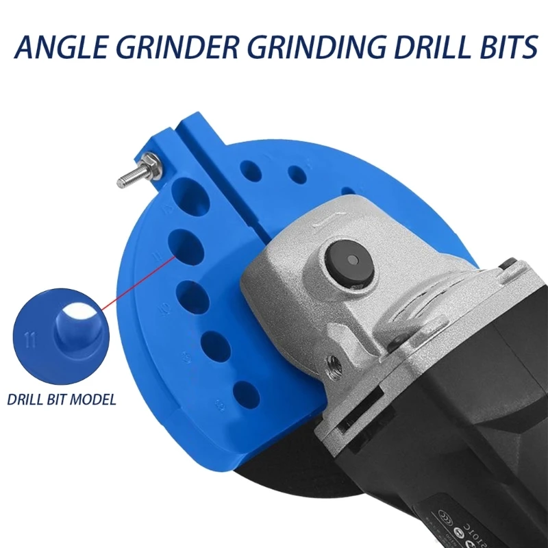 Electric Drill Bit Sharpener For Multiple Specification Grinding Polishing Attachments With Grinder Compatibility KXRE