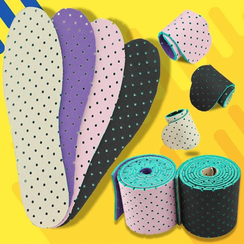 

1Roll DIY Self-Cut Insoles Breathable Comfort Non Slip Shoe Pads Kids Adults Soft Plantar Fasciitis Memory Foam Shoes Cushion