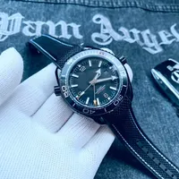 Euro Home Horse 600 Men's Watch Automatic Mechanical Deep Sea Ceramic Bezel Luminous Rubber Strap Men's Watch