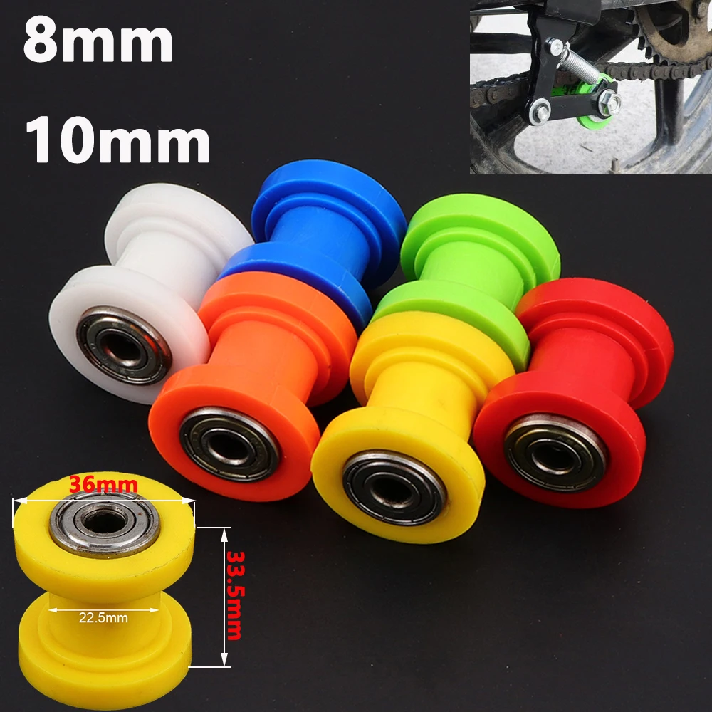 Motorcycle Drive Chain Roller Pulley Slider Tensioner Wheel Guide for KTM Honda Yamaha Kawasaki Suzuki CRF YZF EXC RMZ KLX