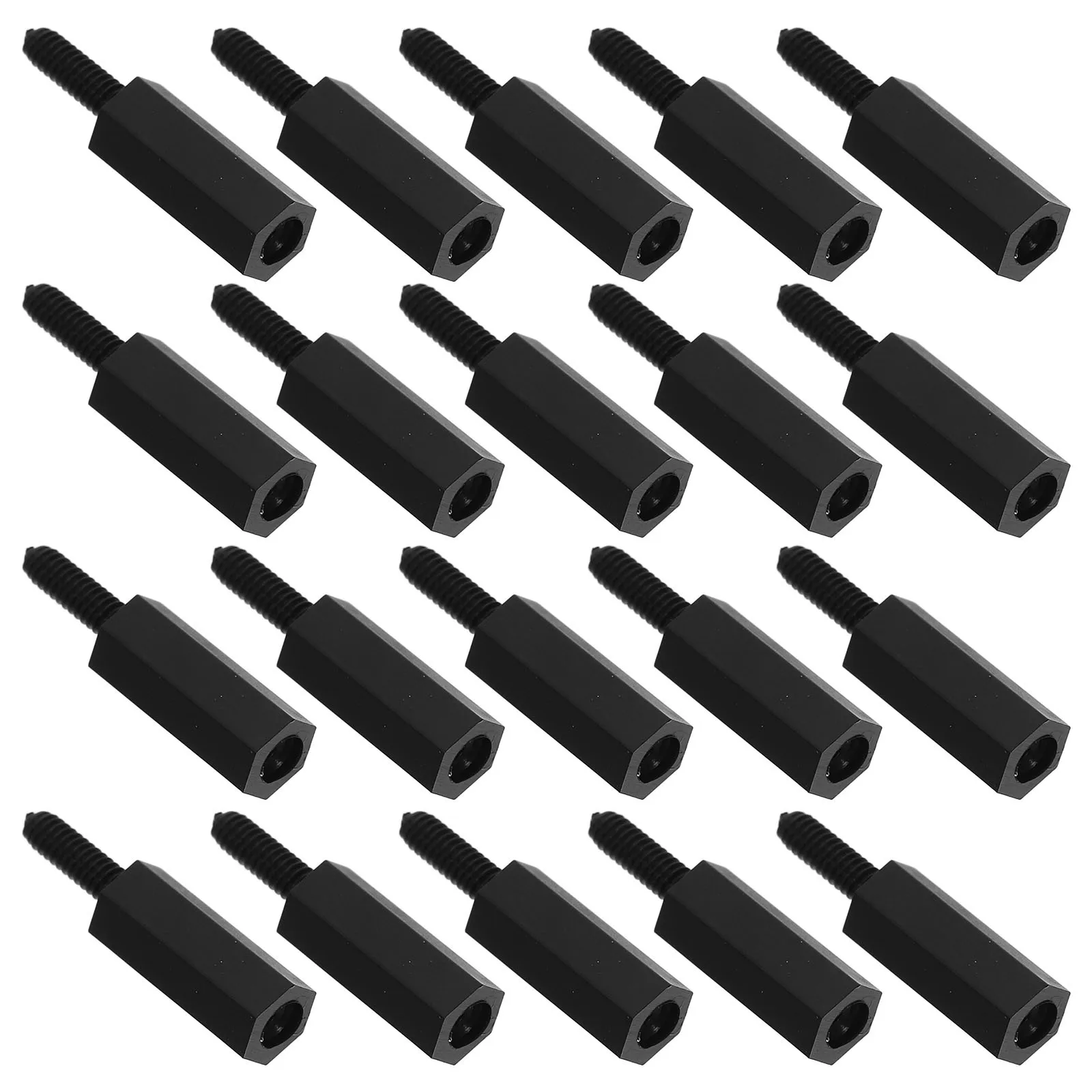 

50pcs Nylon Standoffs M2X10+6Mm For Pcb Motherboard Insulated Heat-Resistant Standoff Set Compatible With Laptop Computer