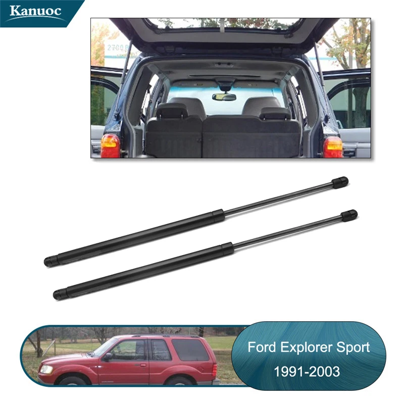 2 pçs para ford explorer 1991 1992 1993 1994 1995-2003 barras de apoio da bagageira traseira do carro mola choque gás strut acessórios