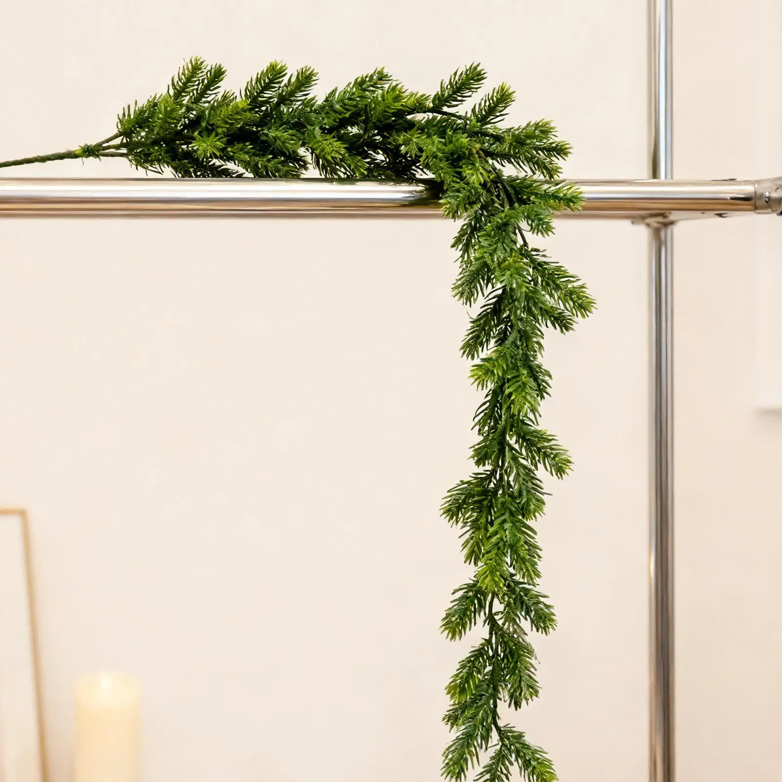 

Рождественский венок из искусственной сосны 180 см, искусственная зеленая гирлянда, передняя дверь, стены, крыльца, домашний декор, Рождественский декор, Рождественский декор