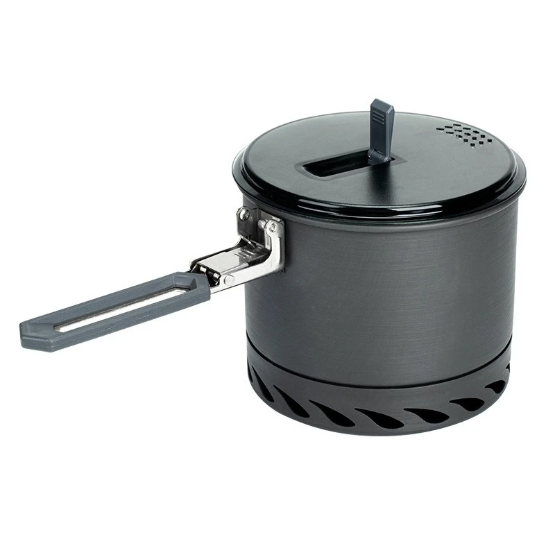 

Hiking portable individual pot efficient energy gathering ring outdoor cooking stove pot camping cooker