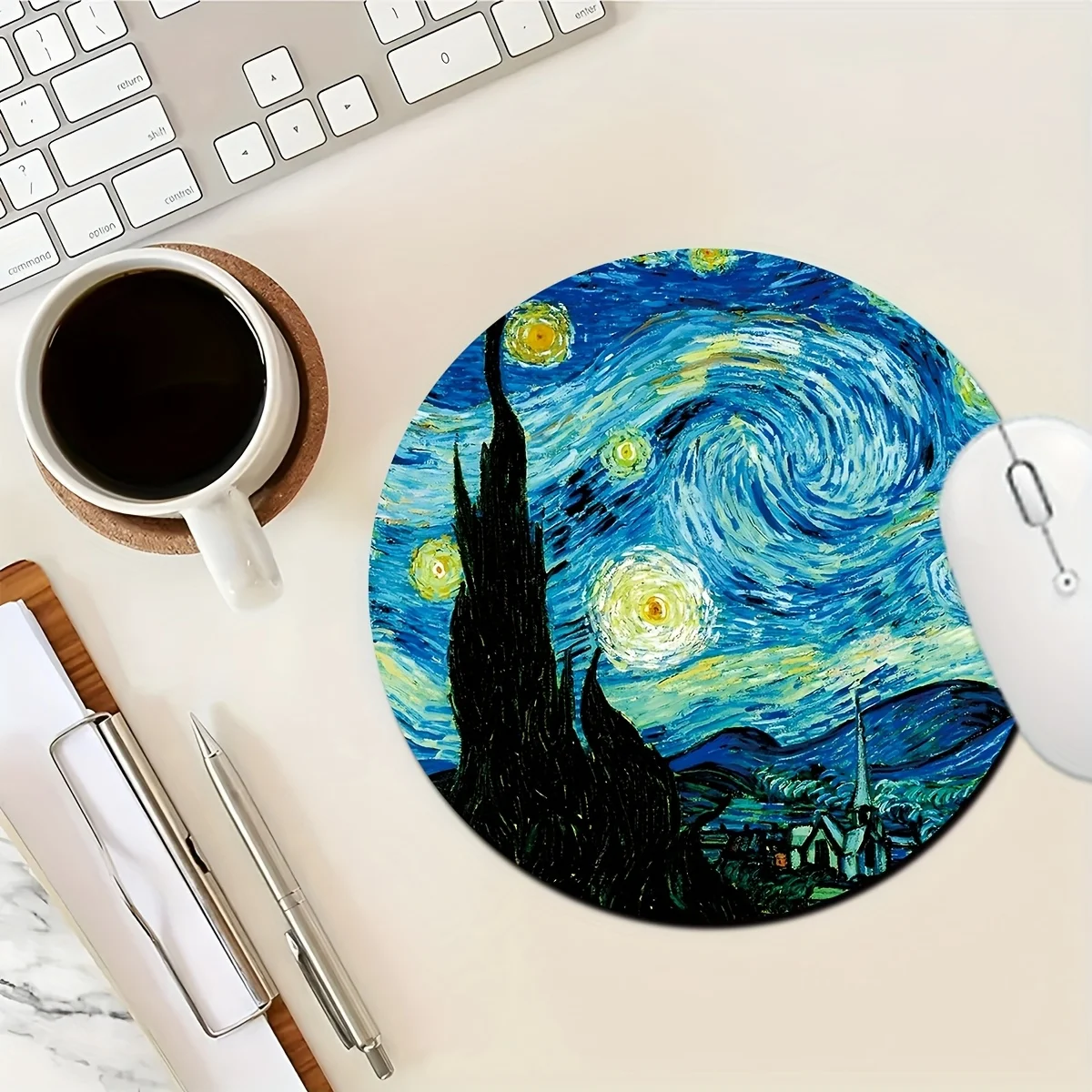 starry sky Desk Mat Small size Colorful Gaming Keyboard Rug Laptop Cool Anime Mouse Pad PC Gamer  Mousepad Household Office work