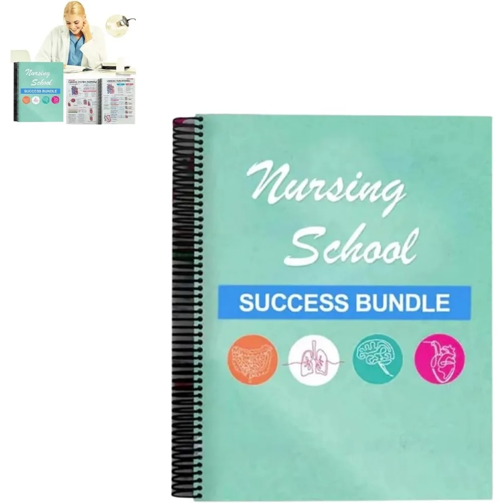 Nursing School  Notes Success Book, Nurse Study Guide Notebook Nurse Well Versed Nursing School Essentials