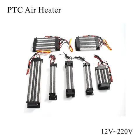 12V 220V PTC 히터 전기 공기 가열 요소 헤어 드라이어 컬러 일정한 절연 서미스터 계란 인큐베이터 제습