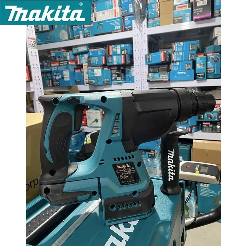 MAKITA DHR242Z Rotary Hammer 18V LXT Brushless Cordless 24mm Rotary Hammer Rechargeable Electric Drill Power Tools DHR242