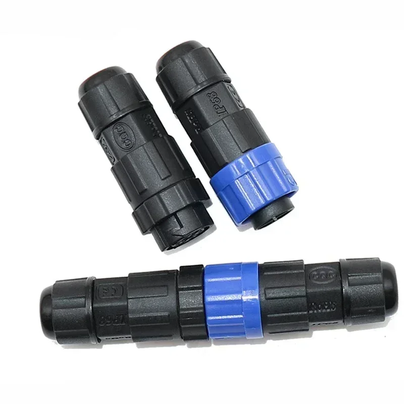 M16 2 3 4 Pin Cable Connector Waterproof Self-locking Male Female Plug Assembly Quick Lock Screw/Welding Connectors Joint IP68
