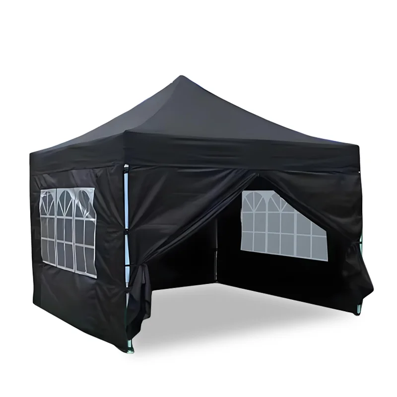 

Anti Rust Aluminum Grommet Canopy With Full Wrap Printing And Adjustable Height Custom Trade Show Tent