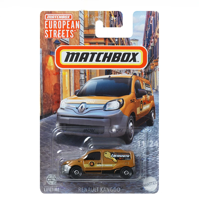 Mattel Matchbox strade europee a tema-Mix 2 2024 veicoli HVV05 B Model Collection Diecast Metal Car Toy Gift