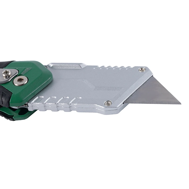 SATA 93647 Folding Utility Knife Dual Color Dual Material Handle Sharp Qnd Durable Blades Comfortable Feel Convenient And Fast