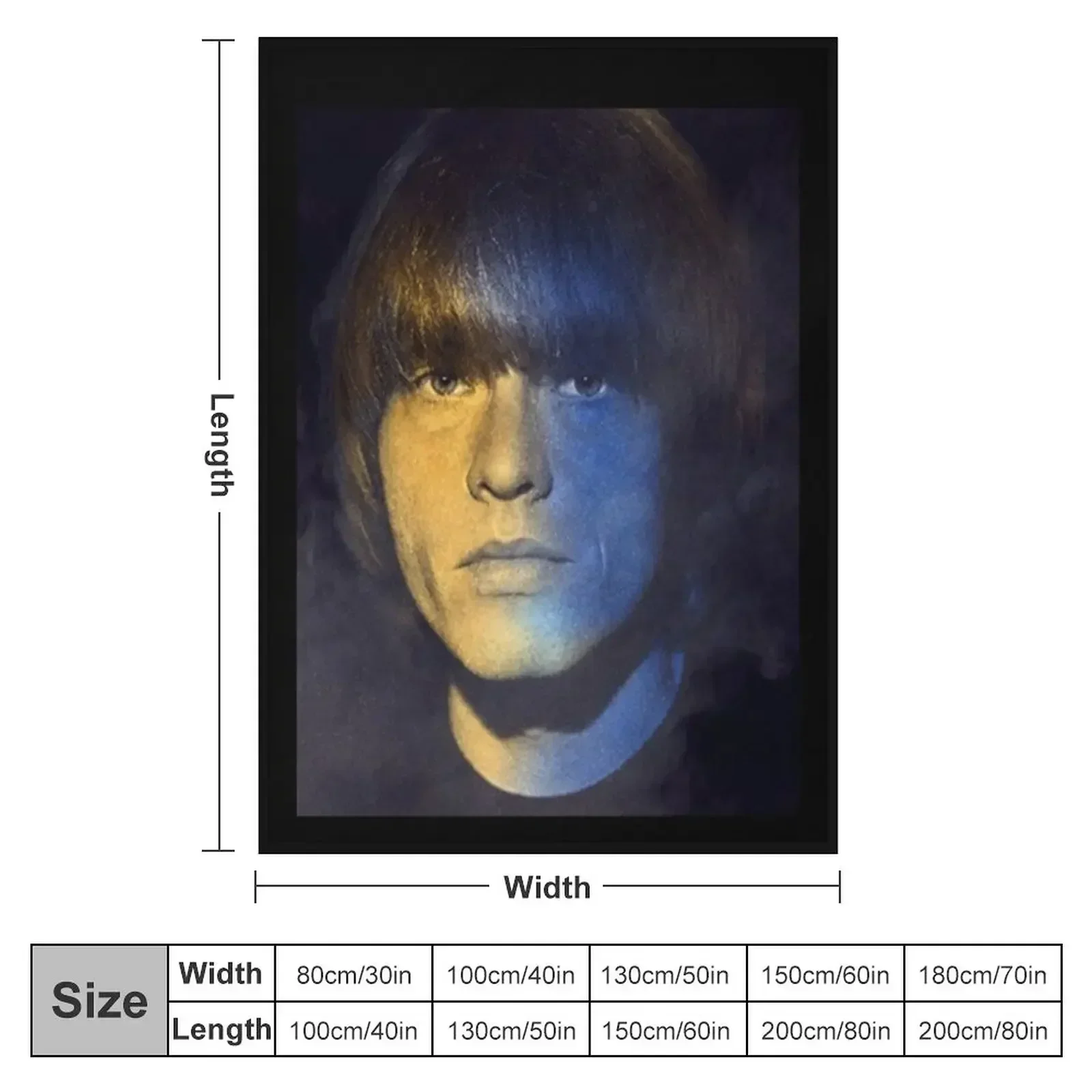 Brian Jones Throw Blanket Decorative Beds blankets and throws christmas gifts Blankets