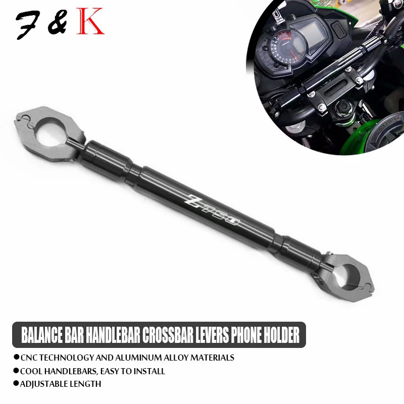 Motorcycle Accessories Balance Bar Handlebar Crossbar Levers Phone Holder Parts Fit For Z750 Z 750