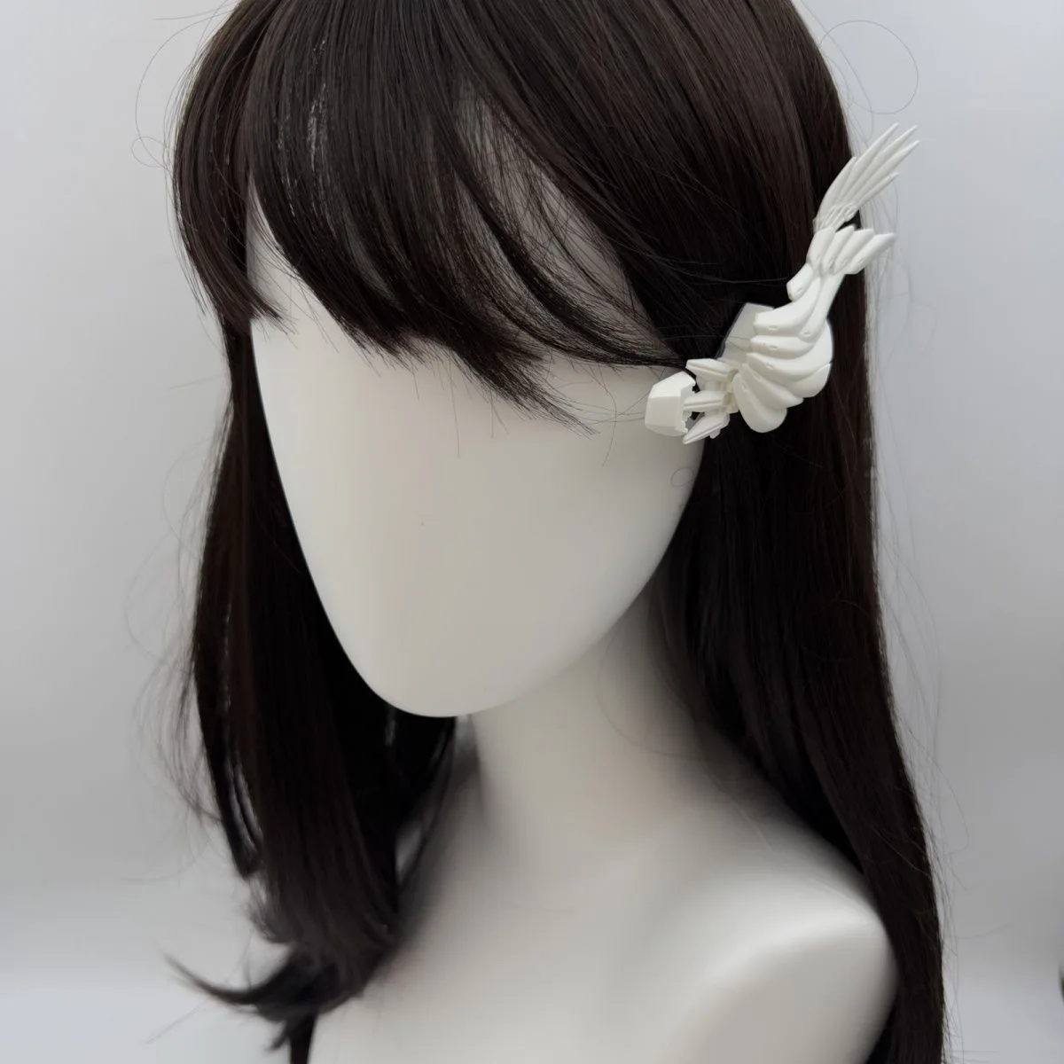 Cyberpunk Mecha Hair Clips, Mechanical Cosplay Hair Accessories, Futuristic Duckbill Clips Headwear