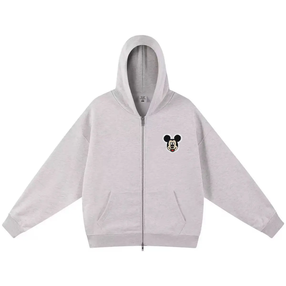 

2025 New Disney Mickey Mouse Autumn/Winter Fashion Round Neck Embroidered Hoodie Men's Zipper Hoodie Couple Sportswear