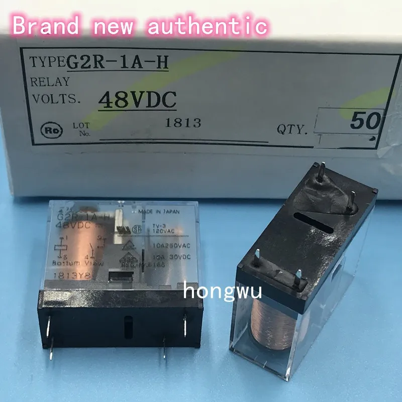 100% Original New 1PCS  G2R-1A-H-48VDC  relay  10A  4pins