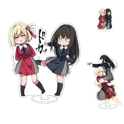 15CM Anime lycoris recoil Acrylic Keychain Model Cosplay Charm Characters Ornament Accessories Goods Collection Gifts