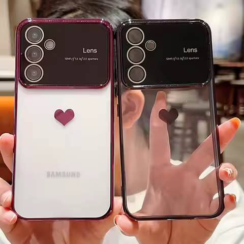 Transparent Cover Case for Samsung Galaxy A52 A53 A54 A13 A14 A15 A23 A24 A25 S24 S23 Ultra Plus S22 S21FE S20FE Note20Ultra