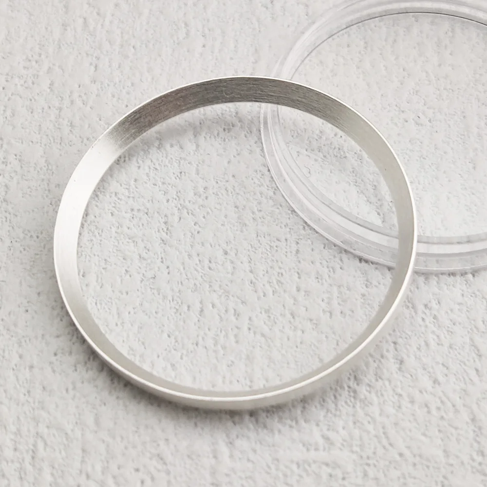 Mịn Kết Cấu Đồng Hồ Bên Trong Chương Nhẫn, không Thấm Nước Hoa Hồng Vàng/Bạc/Vàng/Vòng Kim Loại Màu Đen Cho NH35 NH36 SKX007 SKX009