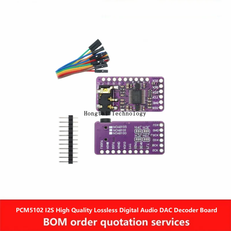 GY-PCM5102 PCM5102 I2S MCU Raspberry Pi High Quality Lossless Digital Audio DAC Decoder Board Module