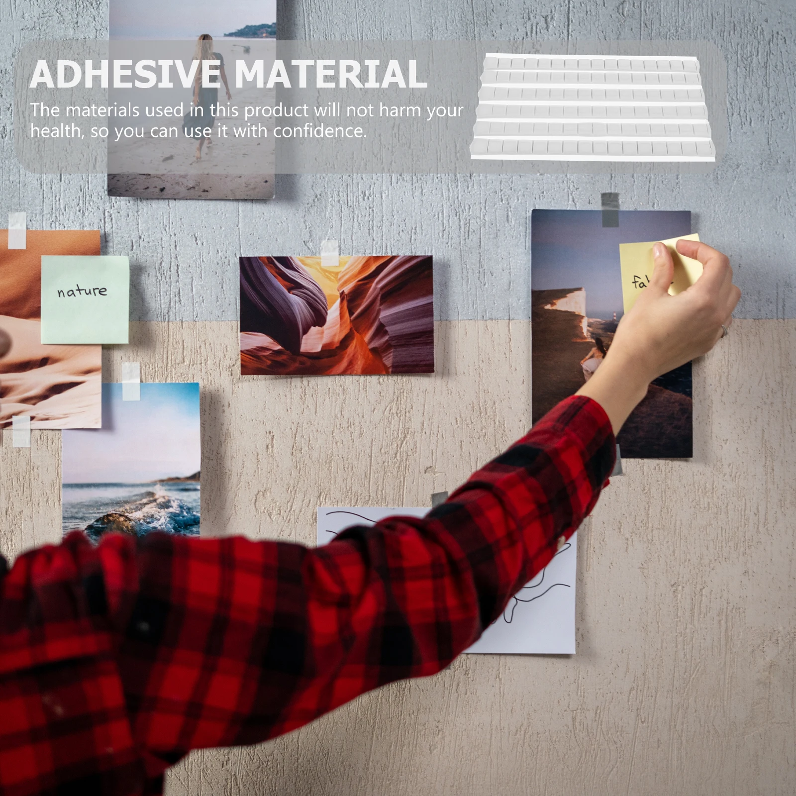 

1Pc Affordable Traceless Adhesive For Posters Photos And Cleaning Electronic Devices