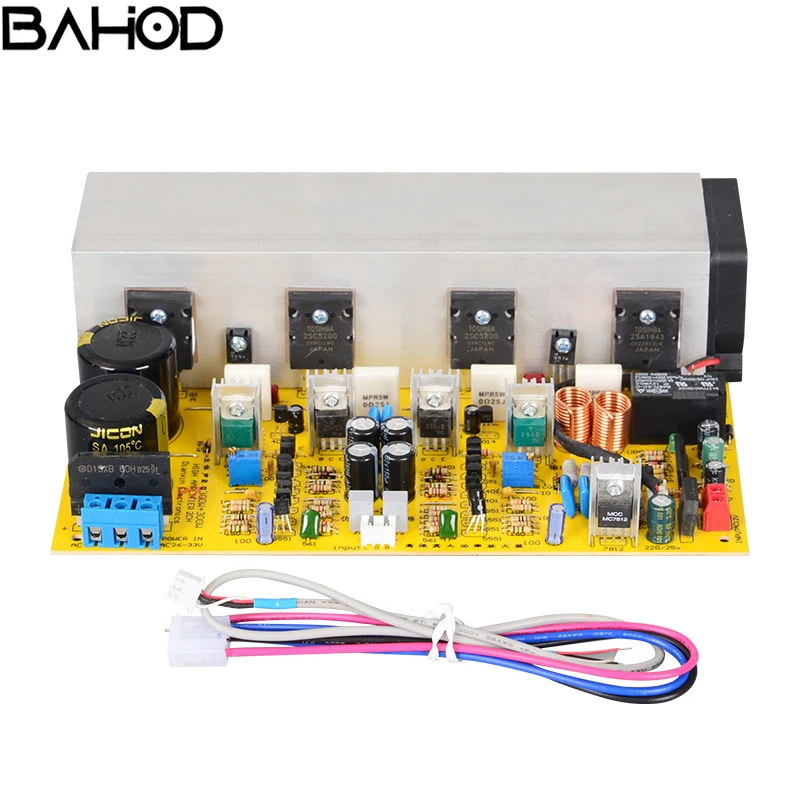 

BAHOD 300 Вт * 2 2-канальная плата усилителя мощности 1943/5200 HIFI усилитель высокой мощности