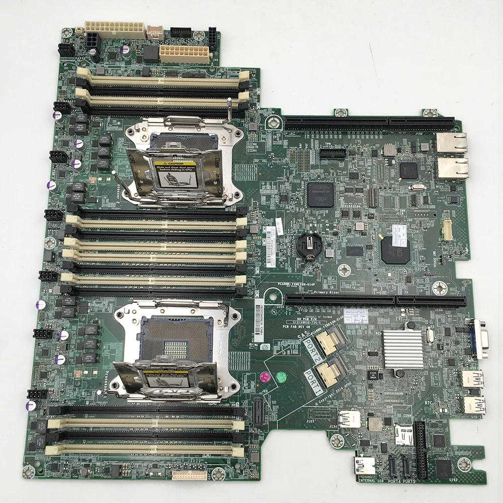 Original Disassembled For HP DL 160G9 180G9 Server Motherboard 779094-001 743018-002