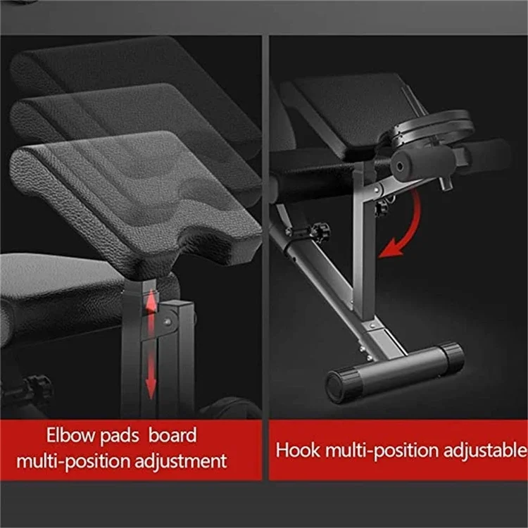 Heavy Duty Multifunction Weightlifting Home Multi Fitness Workout Foldable Adjustable Gym Equipment Weight Exercise Bench Press