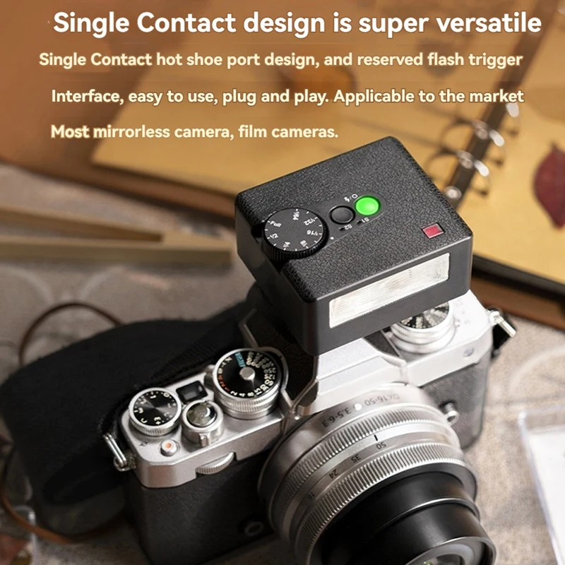 Mini câmera Flash Speedlite Hot-IM30 para câmeras DSLR Ricoh GR3 - compacto e poderoso