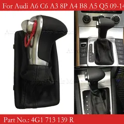 Auto Automatic Shift Knob 4G1713139R For Audi A6 C6 A3 A4 B8 A5 Q5 2009 2010 2011 2012 2013 2014 G1 713 139 R