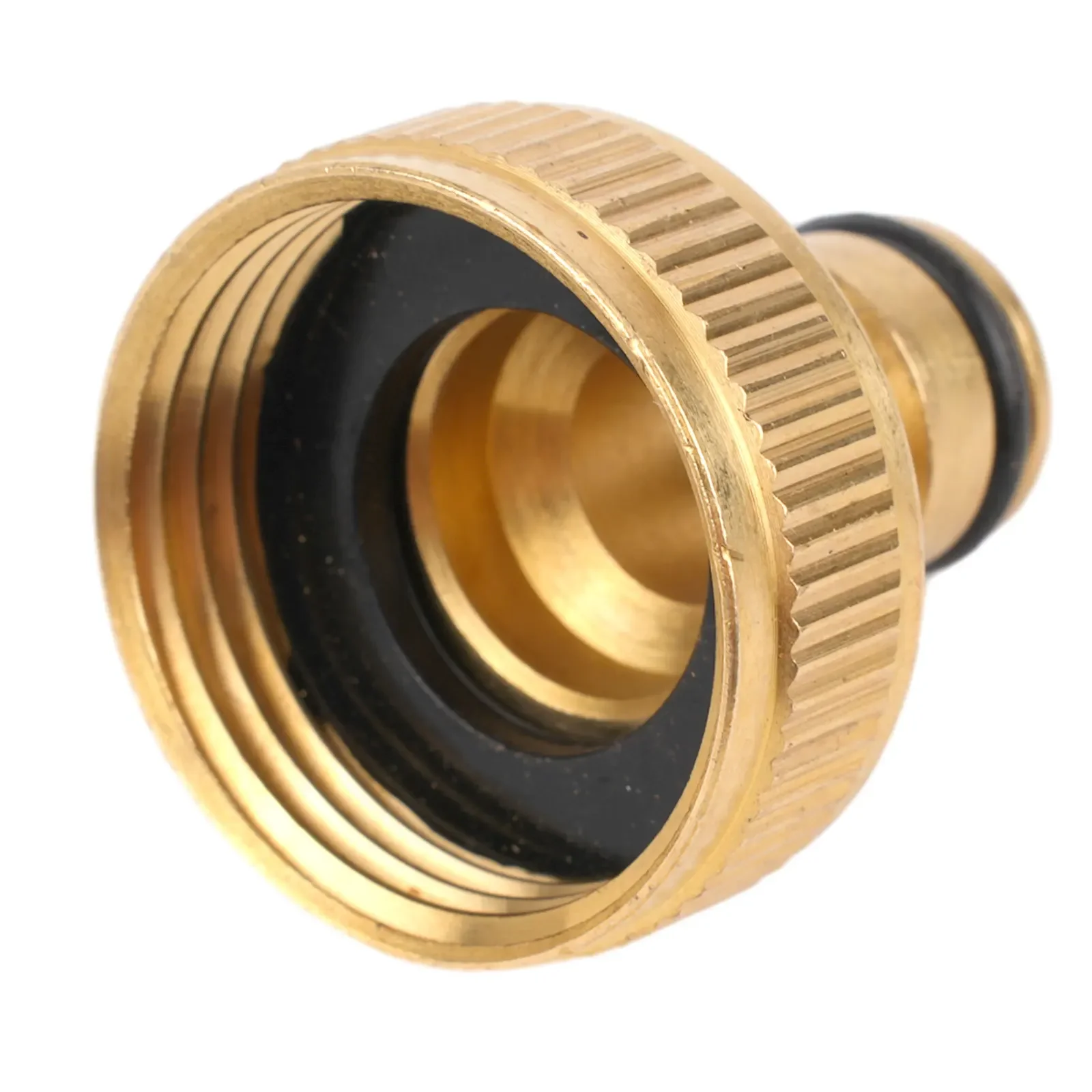 1inch Brass Fitting Adaptor Hose Tap Faucet Water Pipe Connector Garden Adapter Irrigation Connector Faucet Nozzle Adapter Water