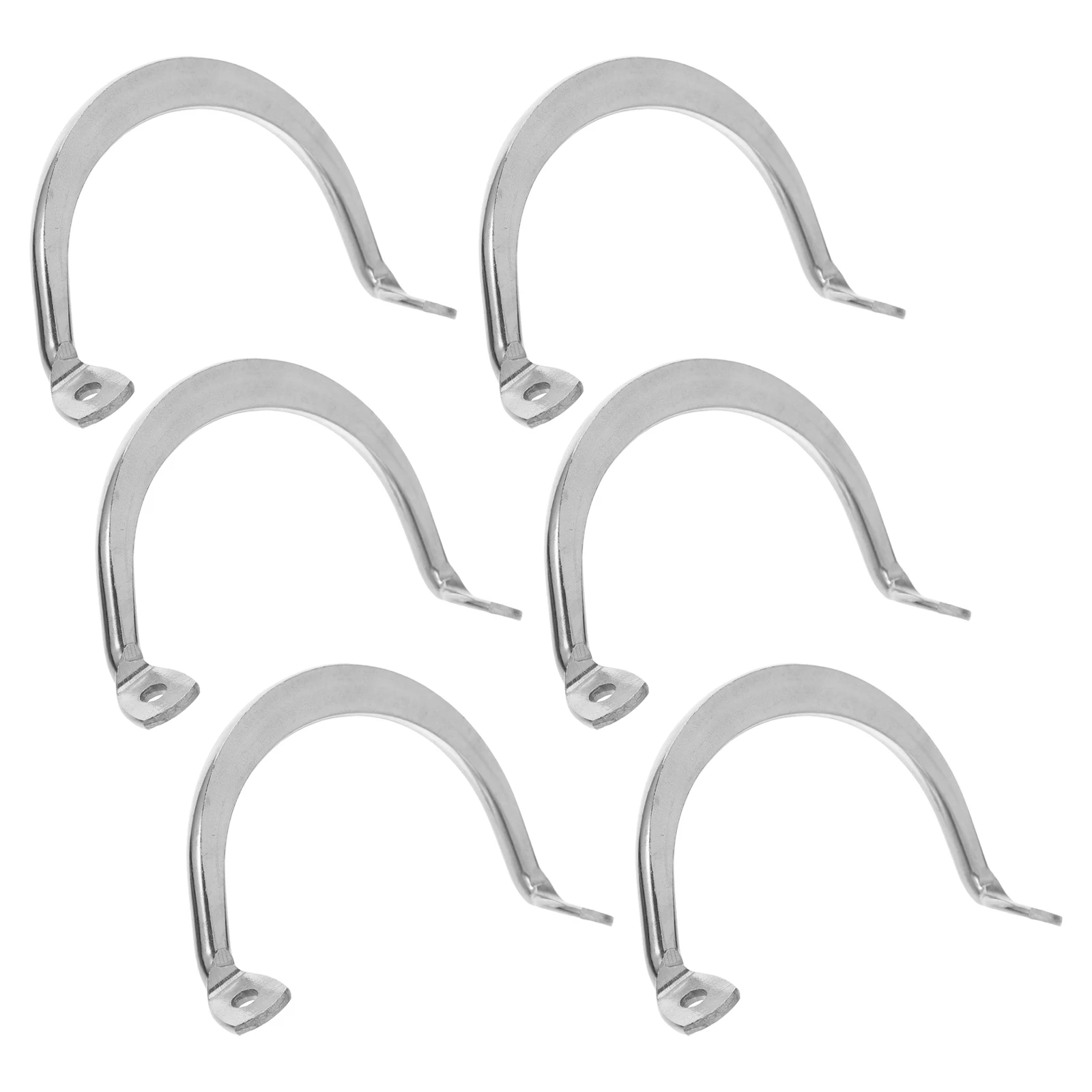 

6pcs Stainless Steel Pot Ears Cookware Handles Side Grips For Pressure Pans Steaming Sauce Pots Replacement Handles Universal