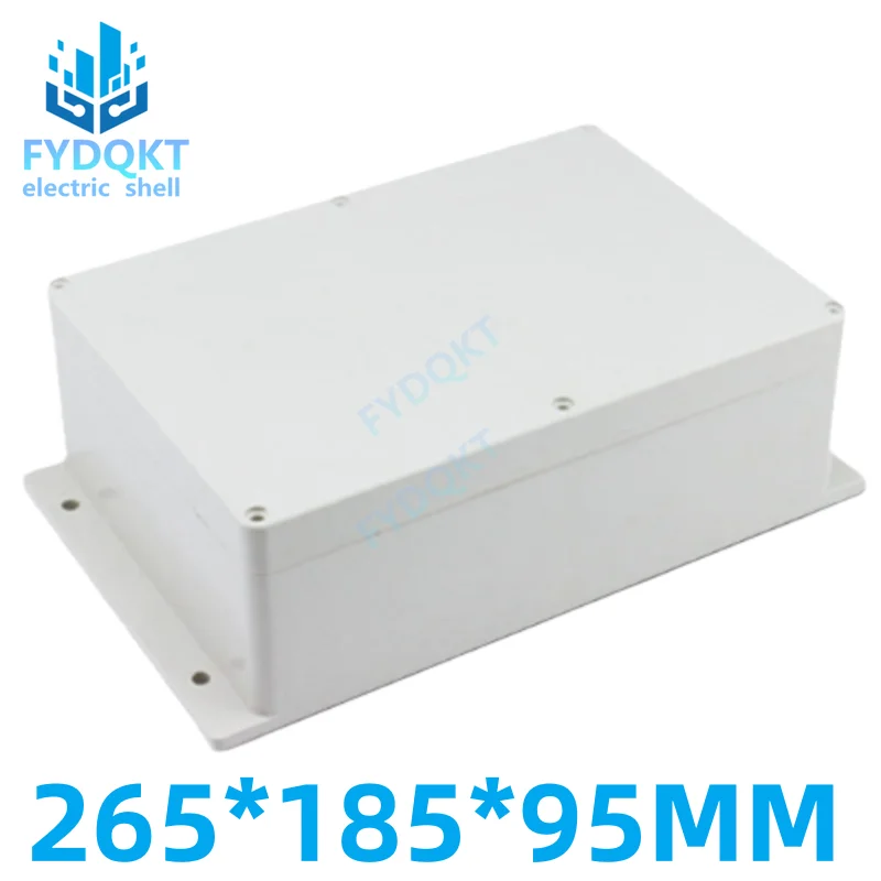 

1pcs 265x185x95mm DIY Plastic Waterproof Housing Electronic Junction Case Power Supply Box Sealed Instrument Case Connector