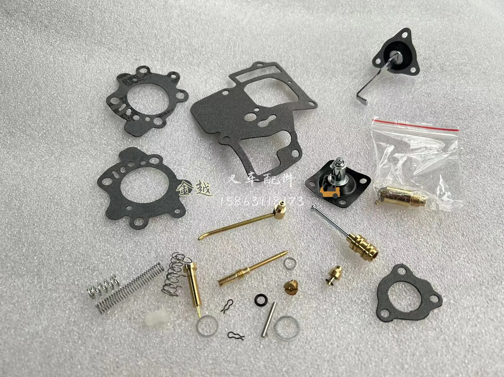 Toyotaフォークリフトパーツ用キャブレター修理キット、5f 6f 7f 8f 4y